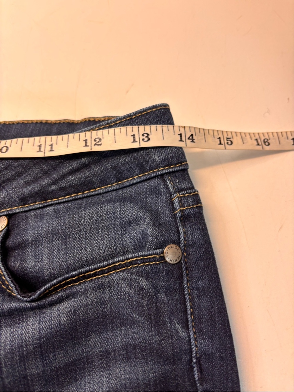Paige Verdugo Ankle Dark Wash Blue Skinny Jeans Sz 27 - Picture 13 of 15